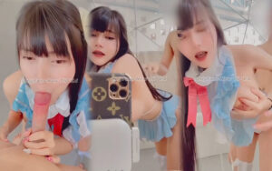 tangmoinin น้องแตงโมโดนเย็ดคาชุด